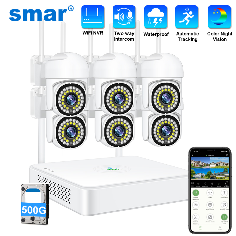 Smar 3MP Wireless CCTV Securit - đánh giá và giá Alarm Siren Outdoor