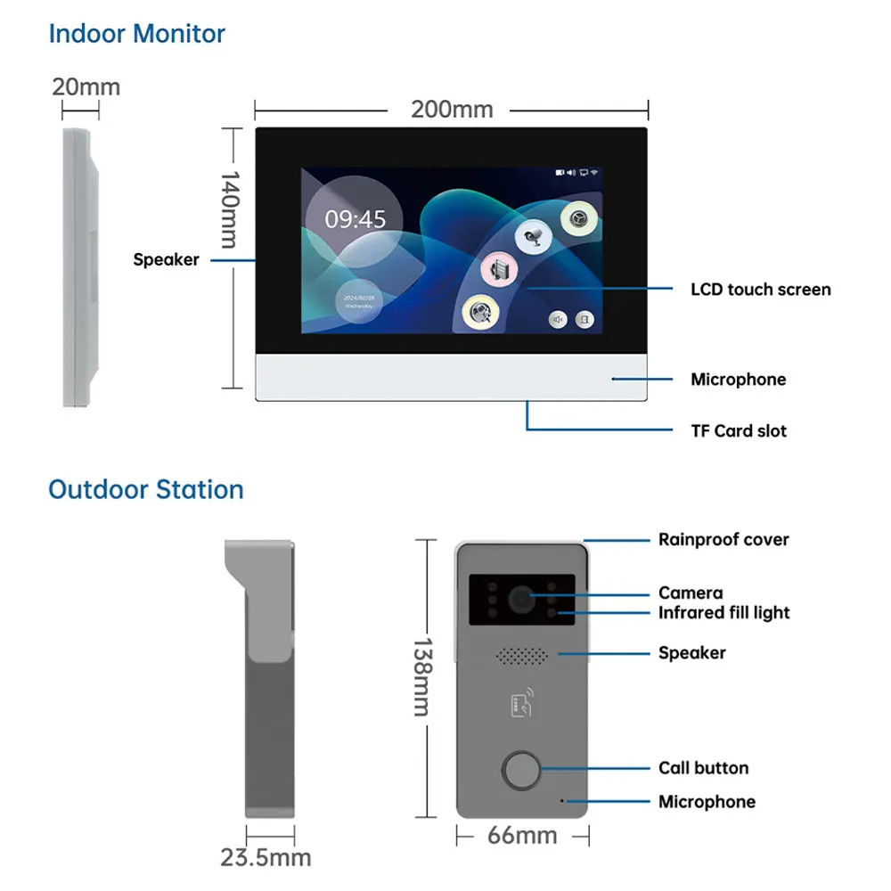 ANJIELO Tuya Smart Video Doorb - đánh giá và giá Home Security Cameras Uk