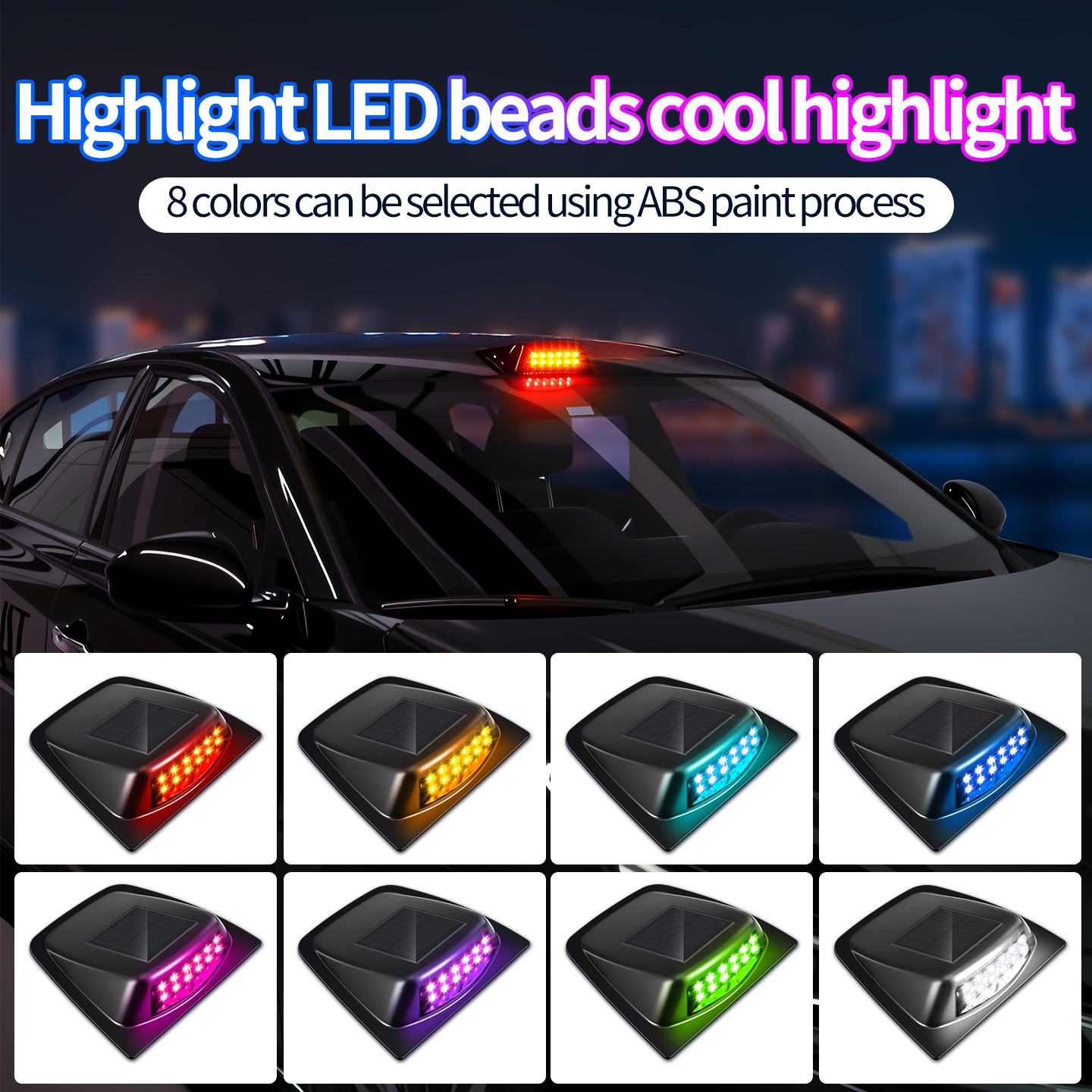Solar Powered LED Car Roof LiD - đánh giá và giá Solar Security Light
