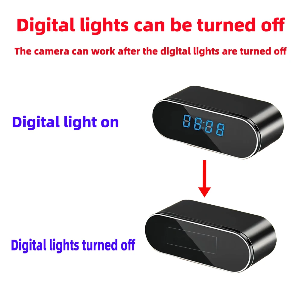 New 4K HD Mini Clock WiFi Came - đánh giá và giá Hidden Camera Clock