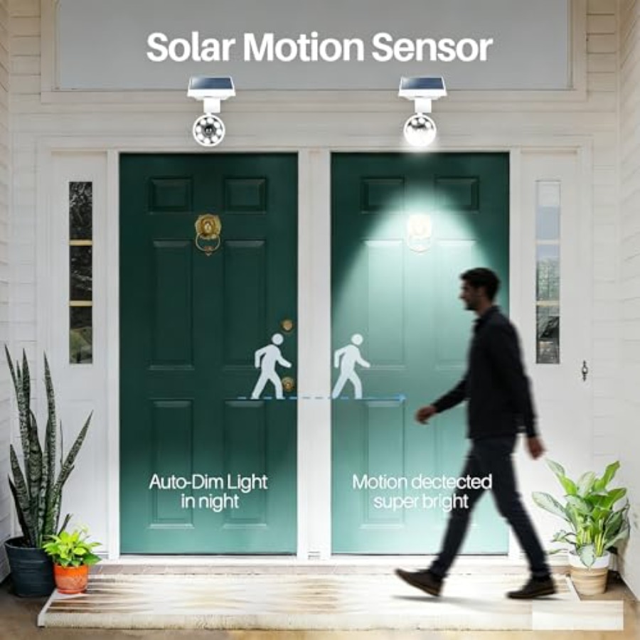 Aluminum Solar Motion Sensor L - đánh giá và giá Solar Security Light