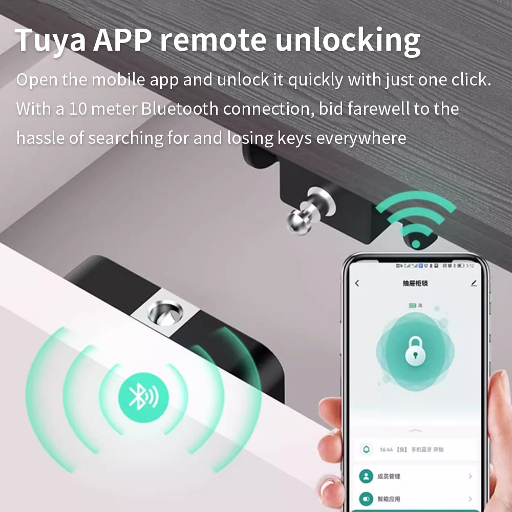 Tuya Hidden Cabinet Lock RFID  - đánh giá và giá Home Security Electronics
