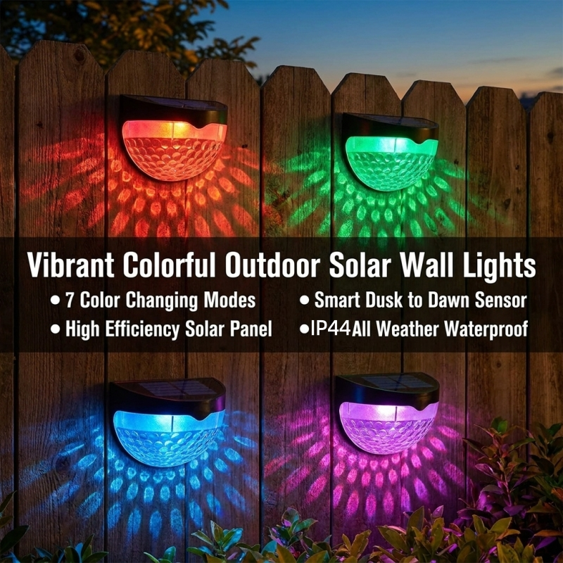 12/6 PCS solar wall lights, so - đánh giá và giá Solar Security Light